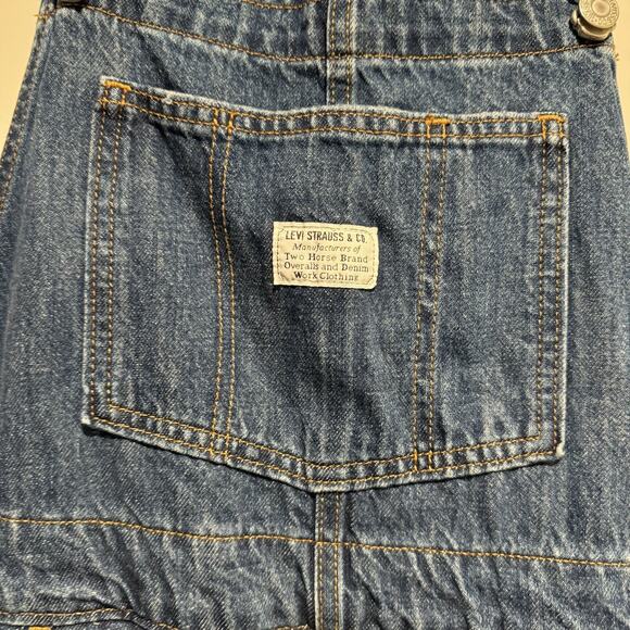 Levis Denim Bib Overalls Size Small - Picture 4 of 8